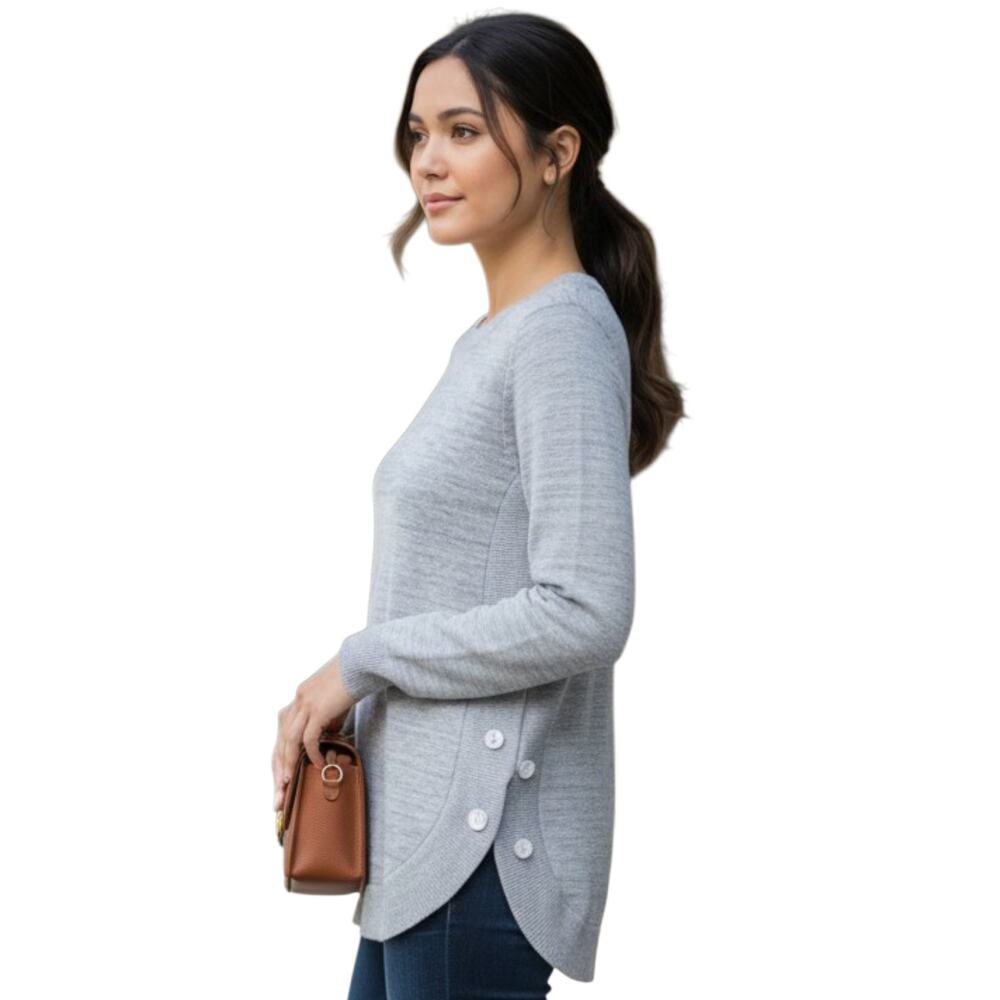 Sweater set,lot bundle Tahari and Liely & Me Size Small grey pullovers